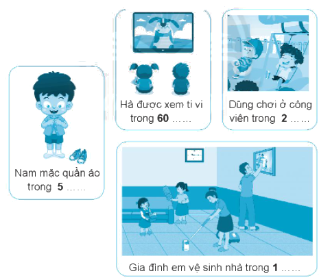 Giải bài: Giờ , phút, xem đồng hồ VBT toán 2 - Chân trời sáng tạo 17