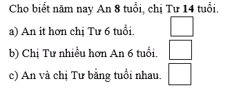 Giải bài: Kiểm tra (trang 79) Vở bài tập toán 2 - Chân trời sáng tạo 6 1