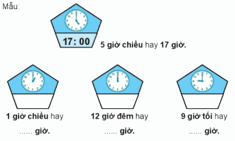 Giải bài: Ngày, giờ (trang 111) Vở bài tập toán 2 - Chân trời sáng tạo 9