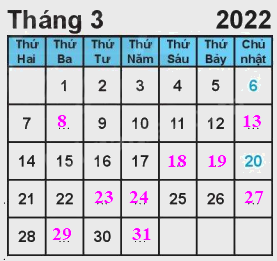 Giải bài: Ngày, tháng (trang 115) Vở bài tập toán 2 - Chân trời sáng tạo 3