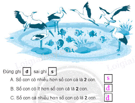 Giải bài: Nhiều hơn hay ít hơn bao nhiêu (trang 19) Vở bài tập toán 2 - Chân trời sáng tạo 1 2