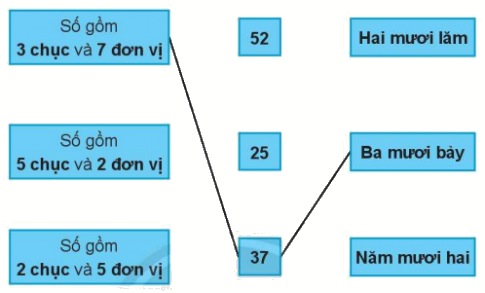 Giải bài: Ôn tập các số trong phạm vi 100 (trang 119) Vở bài tập toán 2 - Chân trời sáng tạo 1 1