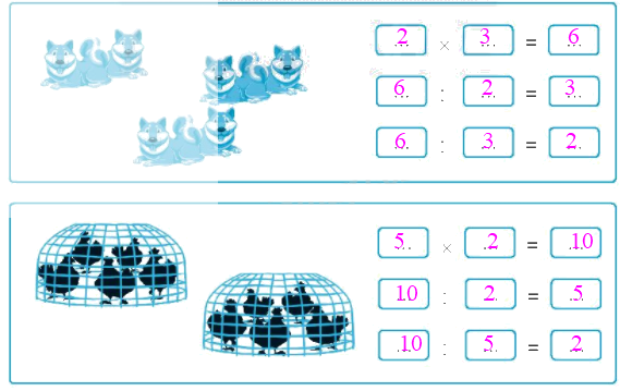 Giải bài: Phép chia VBT toán 2 - Chân trời sáng tạo 3 2