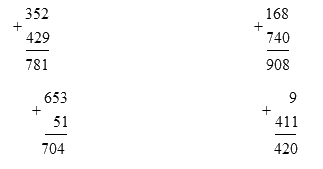 Giải bài: Phép cộng có nhớ trong phạm vi 1 000 VBT Toán 2 - Chân trời sáng tạo 0 1