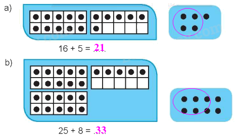 Giải bài: Phép cộng có nhớ trong phạm vi 100 (trang 87) Vở bài tập toán 2 - Chân trời sáng tạo 1 3