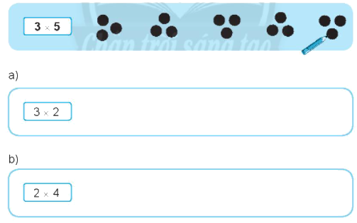 Giải bài: Phép nhân VBT toán 2 Chân trời sáng tạo 8