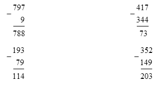 Giải bài: Phép trừ có nhớ trong phạm vi 1 000 VBT toán 2 - Chân trời sáng tạo 0 1