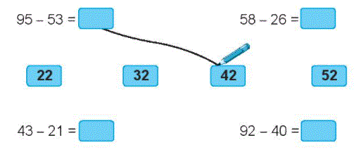 Giải bài: Số bị trừ - số trừ - hiệu (trang 16) Vở bài tập toán 2 - Chân trời sáng tạo 2