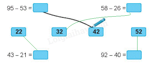 Giải bài: Số bị trừ - số trừ - hiệu (trang 16) Vở bài tập toán 2 - Chân trời sáng tạo 2 2