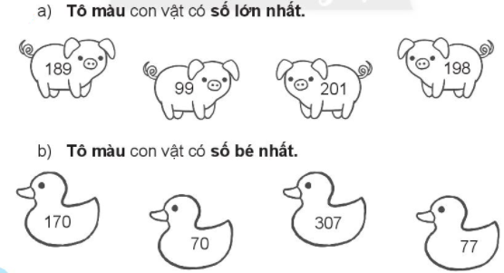 Giải bài: So sánh các số có ba chữ số VBT toán 2 - Chân trời sáng tạo 2 1