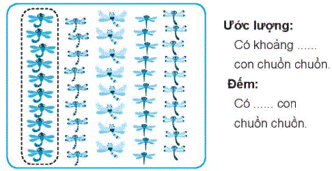 Giải bài: Ước lượng (trang 11) Vở bài tập toán 2 - Chân trời sáng tạo 1 1