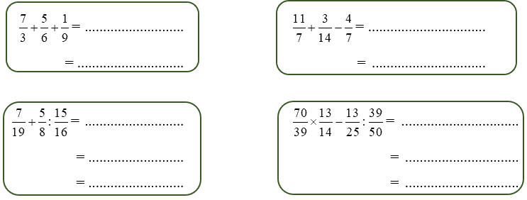 Giải phần A. Tái hiện, củng cố trang 10 Bài tập phát triển năng lực Toán 5 3 1