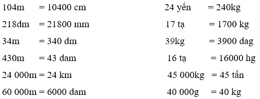 Giài phần A. Tái hiện, củng cố trang 18 Bài tập phát triển năng lực Toán 5 9