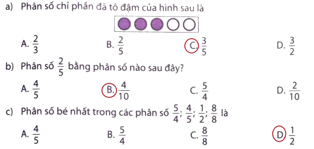 Giải phần A. Tái hiện, củng cố trang 2 Bài tập phát triển năng lực Toán 5 2