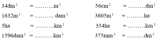 Giải phần A. Tái hiện, củng cố trang 35 Bài tập phát triển năng lực Toán 5 11