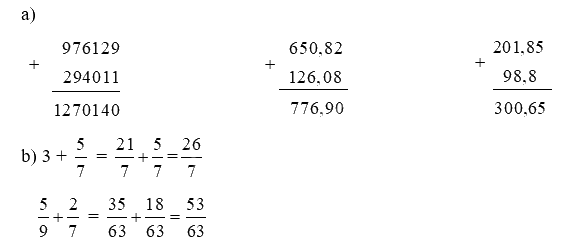 Giải phần A. Tái hiện, củng cố trang 43 Bài tập phát triển năng lực Toán 5 tập 2 1