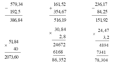 Giải phần A. Tái hiện củng cố trang 52 Bài tập phát triển năng lực Toán 5 2