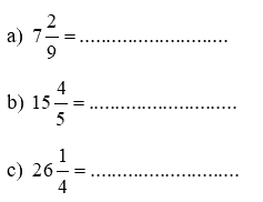 Giải phần A. Tái hiện, củng cố trang 6 Bài tập phát triển năng lực Toán 5 11
