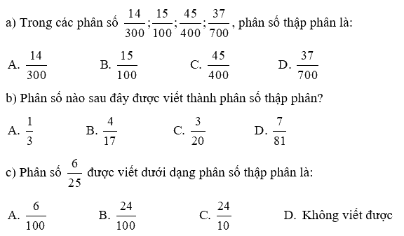 Giải phần B. Kết nối trang 3 Bài tập phát triển năng lực Toán 5 4 1