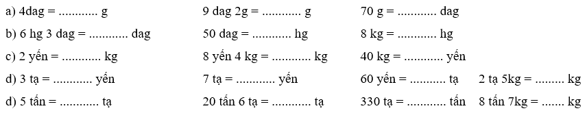 Giải phần B. Kết nối trang 61 Bài tập phát triển năng lực Toán 4 tập 2 4 1