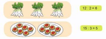 Làm quen với phép chia. Dấu chia 2 1