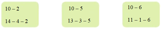 Luyện tập phép trừ (không nhớ) trong phạm vi 20 4