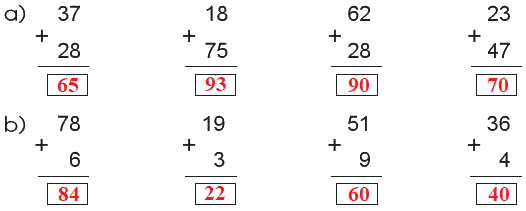 Luyện tập (trang 62, 63) 0 2