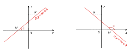 Lý thuyết Hệ số góc của đường thẳng y = ax + b (a ≠ 0), Đường thẳng song song và đường thẳng cắt nhau SGK Toán 8 - Cùng khám phá 1