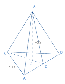 Lý thuyết Hình chóp tam giác đều SGK Toán 8 - Cánh diều 5