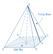 Lý thuyết Hình chóp tứ giác đều SGK Toán 8 - Kết nối tri thức 2