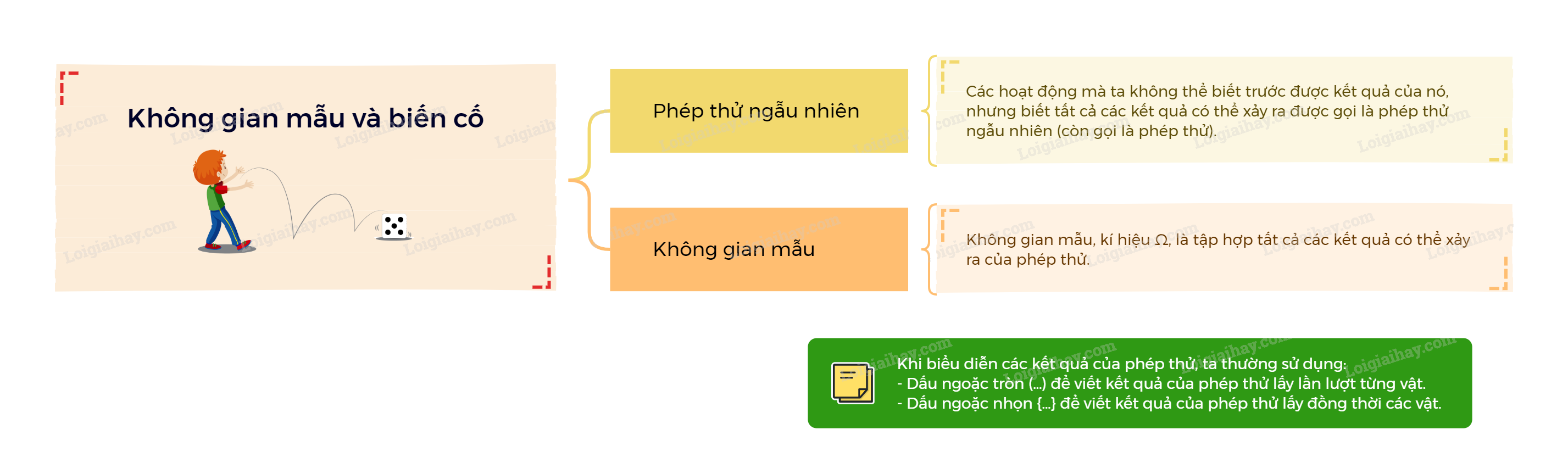 Lý thuyết Không gian mẫu và biến cố Toán 9 Chân trời sáng tạo 2