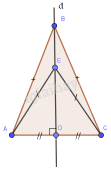 Lý thuyết Tam giác cân. Đường trung trực của đoạn thẳng SGK Toán 7 Kết nối tri thức 2