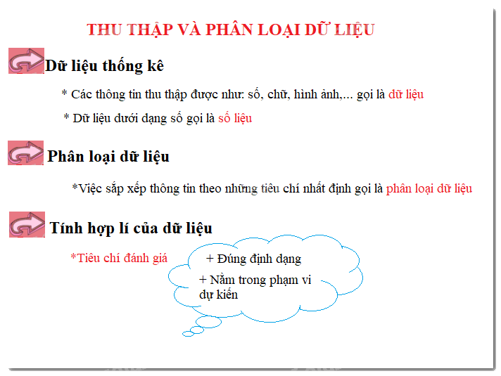 Lý thuyết Thu thập và phân loại dữ liệu Toán 6 Chân trời sáng tạo 1