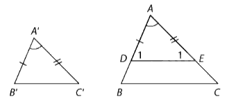 Lý thuyết Trường hợp đồng dạng cạnh – góc – cạnh SGK Toán 8 - Cùng khám phá 1