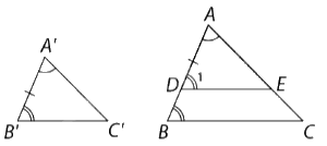 Lý thuyết Trường hợp đồng dạng góc - góc SGK Toán 8 - Cùng khám phá 1