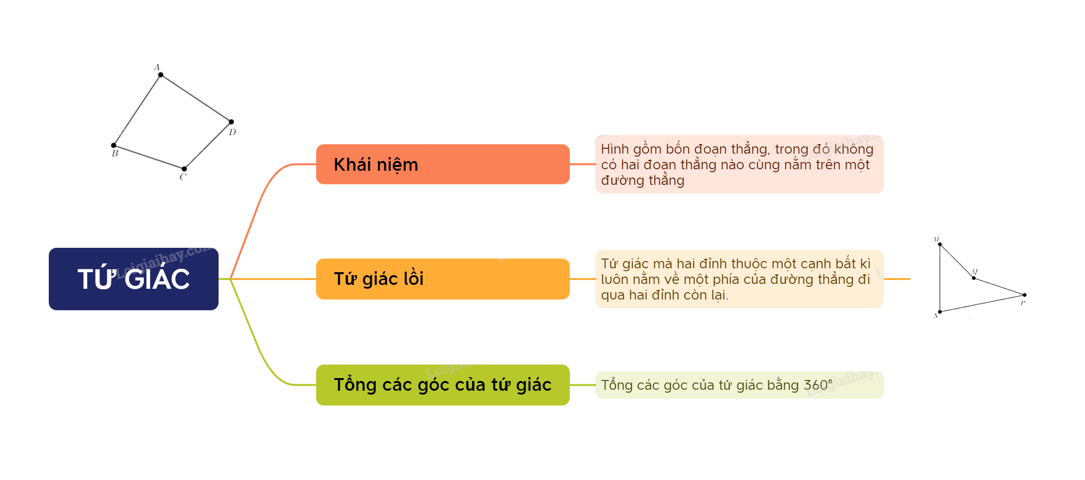 Lý thuyết Tứ giác SGK Toán 8 - Kết nối tri thức 3