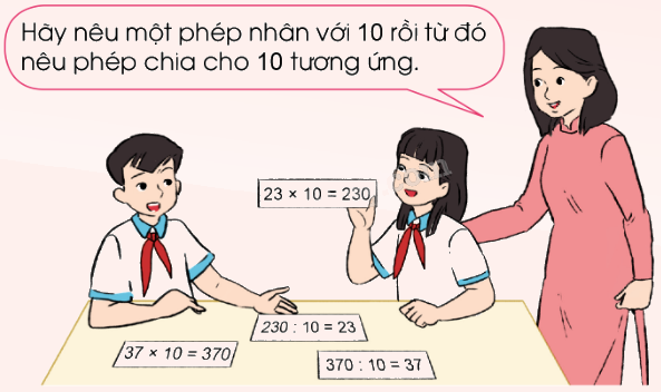 Nhân với 10, 100, 1 000, ... Chia cho 10, 100, 1 000, .... - Toán 4 2