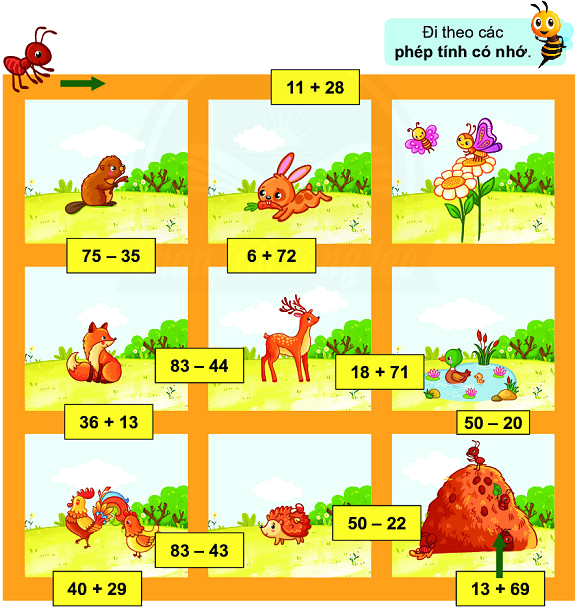 Ôn tập phép cộng và phép trừ 8 1