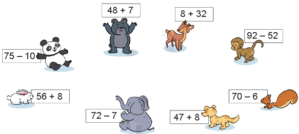 Ôn tập về phép cộng, phép trừ trong phạm vi 100 1