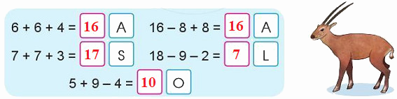 Ôn tập về phép cộng, phép trừ trong phạm vi 20 3 3