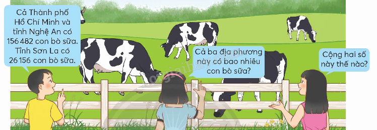 Phép cộng các số có nhiều chữ số - Toán 4 1