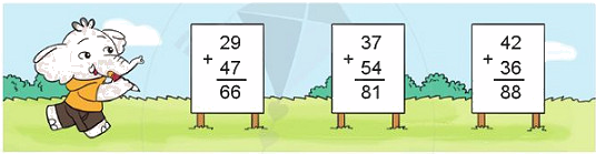 Phép cộng (có nhớ) trong phạm vi 100 2 1
