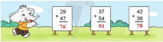 Phép cộng (có nhớ) trong phạm vi 100 2 2