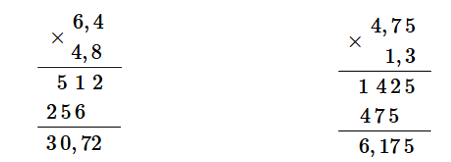 Phép nhân số thập phân - Toán 5 3