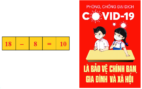 Phép trừ có hiệu bằng 10 4