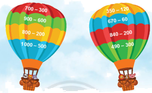 Phép trừ không nhớ trong phạm vi 1000 1 1