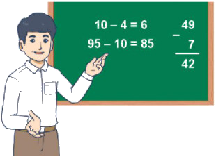 Số bị trừ - Số trừ - Hiệu 1