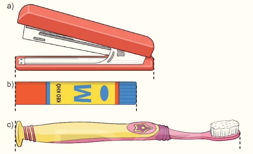 Toán lớp 1 trang 100 bài 40: Ôn tập hình học và đo lường - SGK Kết nối tri thức 14