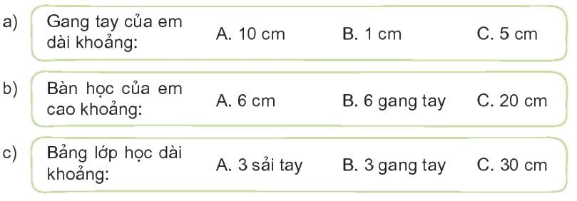 Toán lớp 1 trang 100 bài 40: Ôn tập hình học và đo lường - SGK Kết nối tri thức 19