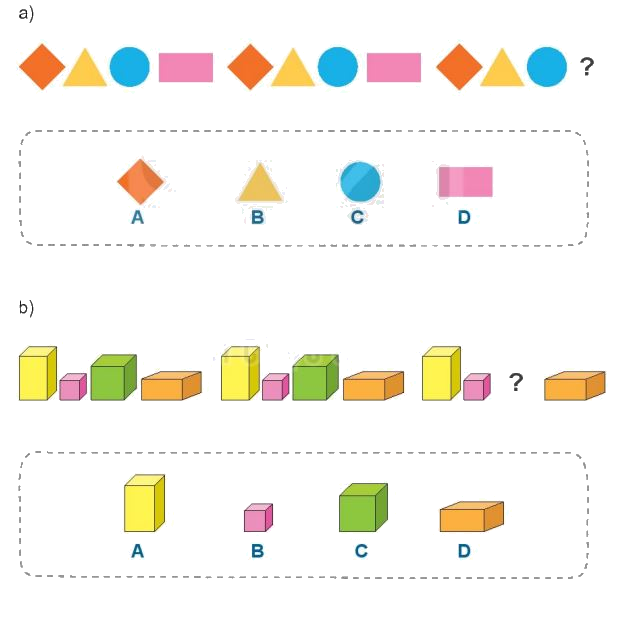 Toán lớp 1 trang 100 bài 40: Ôn tập hình học và đo lường - SGK Kết nối tri thức 9